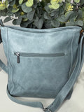 Classic crossbody/shoulder bag -Pale blue