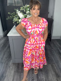 Calypso magic midi-Fuchsia
