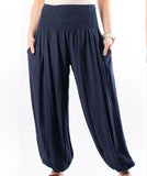 Shirred waist Genie pants