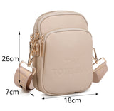Small Tote crossbody bag-Beige