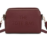 Burgundy  Tote crossbody