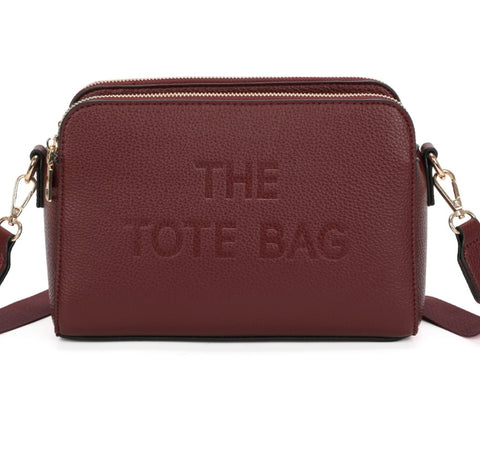 Burgundy  Tote crossbody