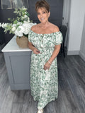 Pippa maxi dress -Green