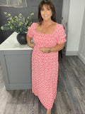 Gemma Summer maxi dress-Coral