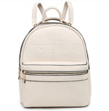 Large Tote backpack-Cream