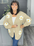 Daisy cardigan -Beige