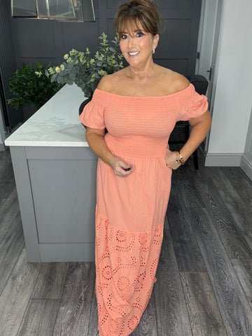 Gabriella dress-Apricot