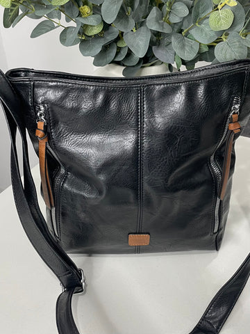 Classic crossbody/shoulder bag-Black