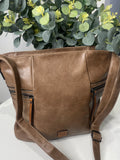 Classic crossbody/shoulder bag-Brown