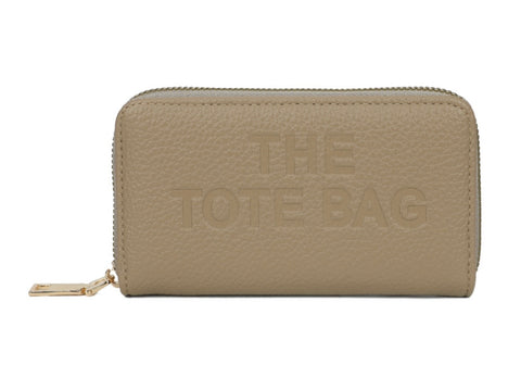 Taupe slim Tote purse