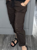Military magic joggers-Chocolate