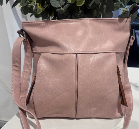 Classic crossbody/shoulder bag-Pink