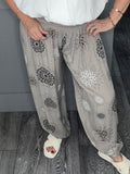 Star burst harem pants -Mocha