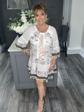 Ibiza boho tassel dress
