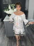 Ibiza boho tassel dress