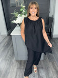 Carly asymmetric Co-ord /Black
