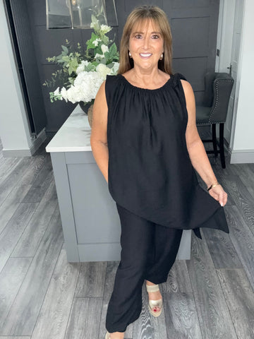 Carly asymmetric Co-ord /Black