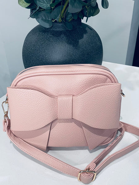 Pretty bow crossbody bag-pink