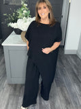 Paloma curve fit two piece set-Black