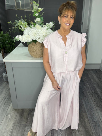 Sienna Two piece set-Blush pink
