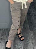 Military magic jogger pants-Mocha