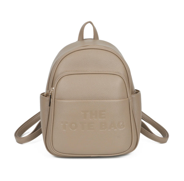 Beige medium Tote backpack