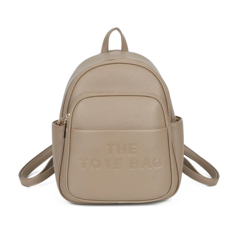 Beige medium Tote backpack