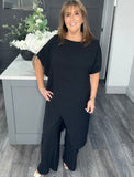 Paloma curve fit two piece set-Black