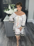 Ibiza boho tassel dress