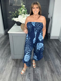 Palma Bardot jumpsuit-Navy