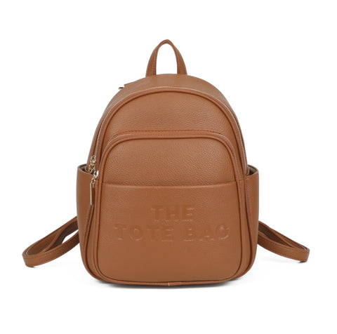 Tan medium Tote backpack