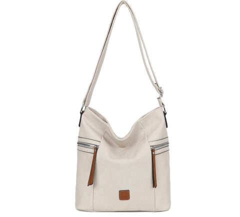 Classic crossbody/shoulder bag-Beige