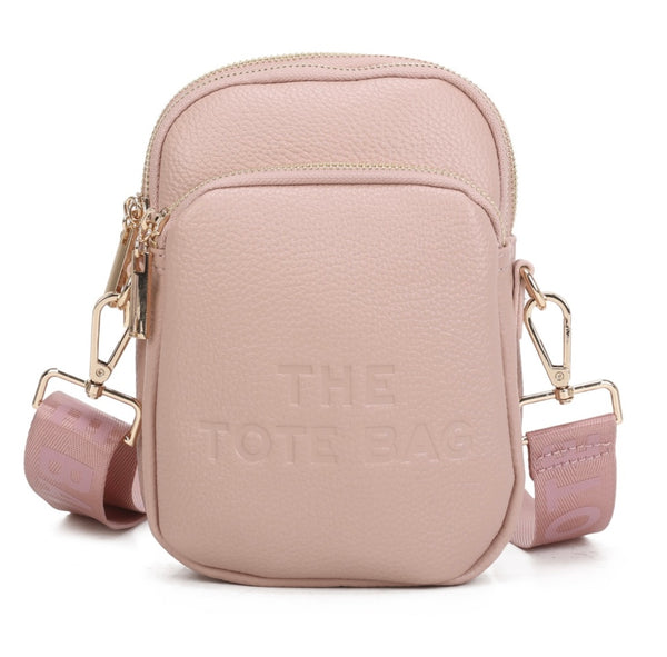 Small Tote crossbody bag-Pink