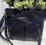 Classic crossbody/shoulder bag-Navy