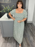 Gemma Summer maxi dress-Khaki