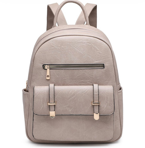 Chelsea large backpack-Beige