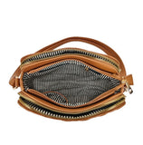 Bee quilted bag-Tan